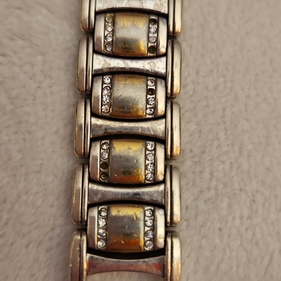 Vtg BRIGHTON 1990s Turin Silver and Gold Two-Tone Watch main image 11